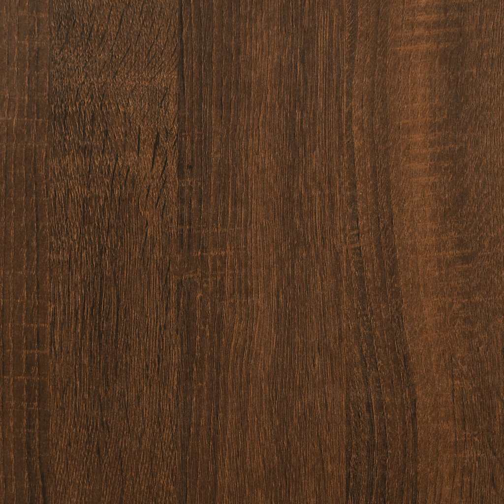 Komode 2 kom smeđa boja hrasta 40x35x70 cm konstruirano drvo