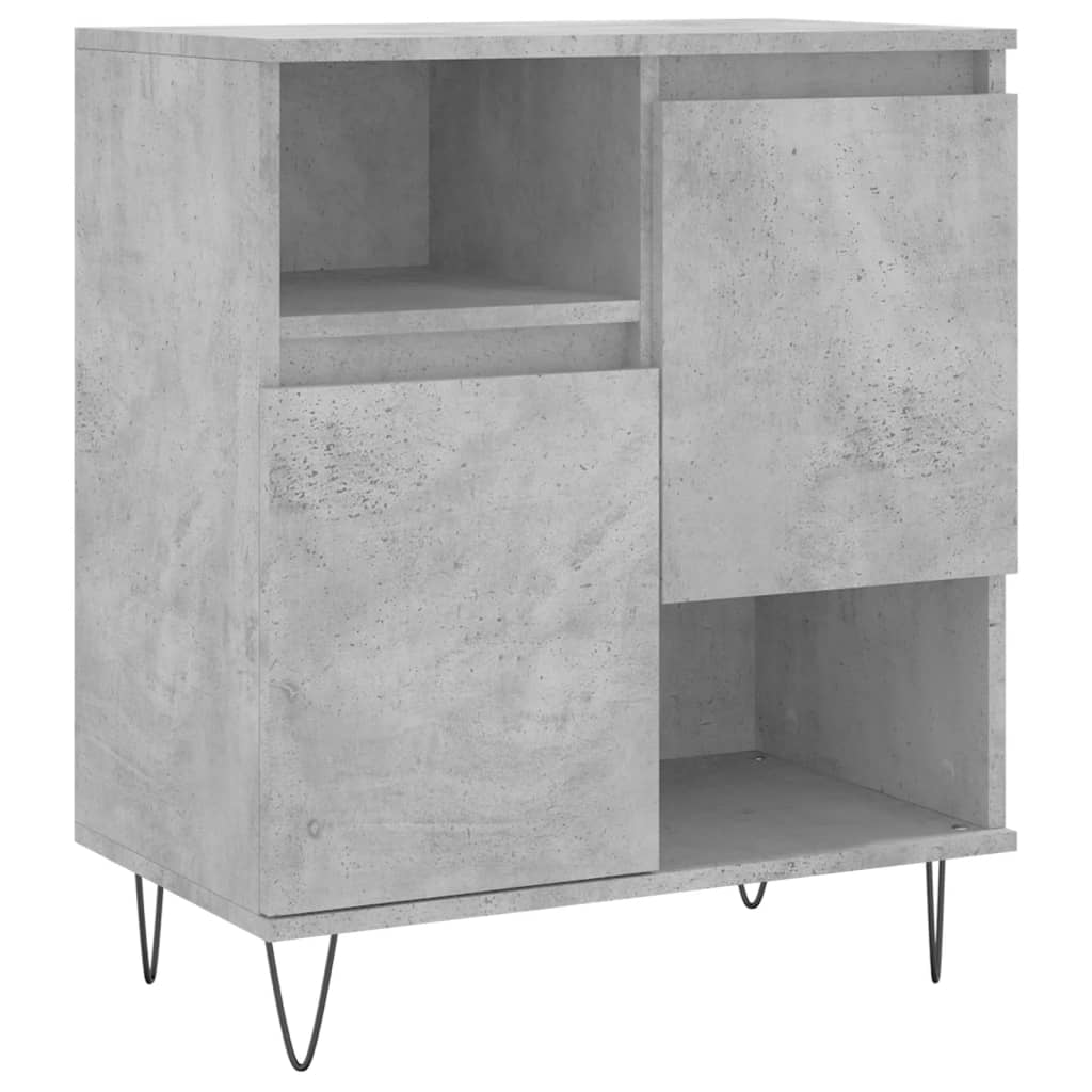 Komoda siva boja betona 60x35x70 cm od konstruiranog drva