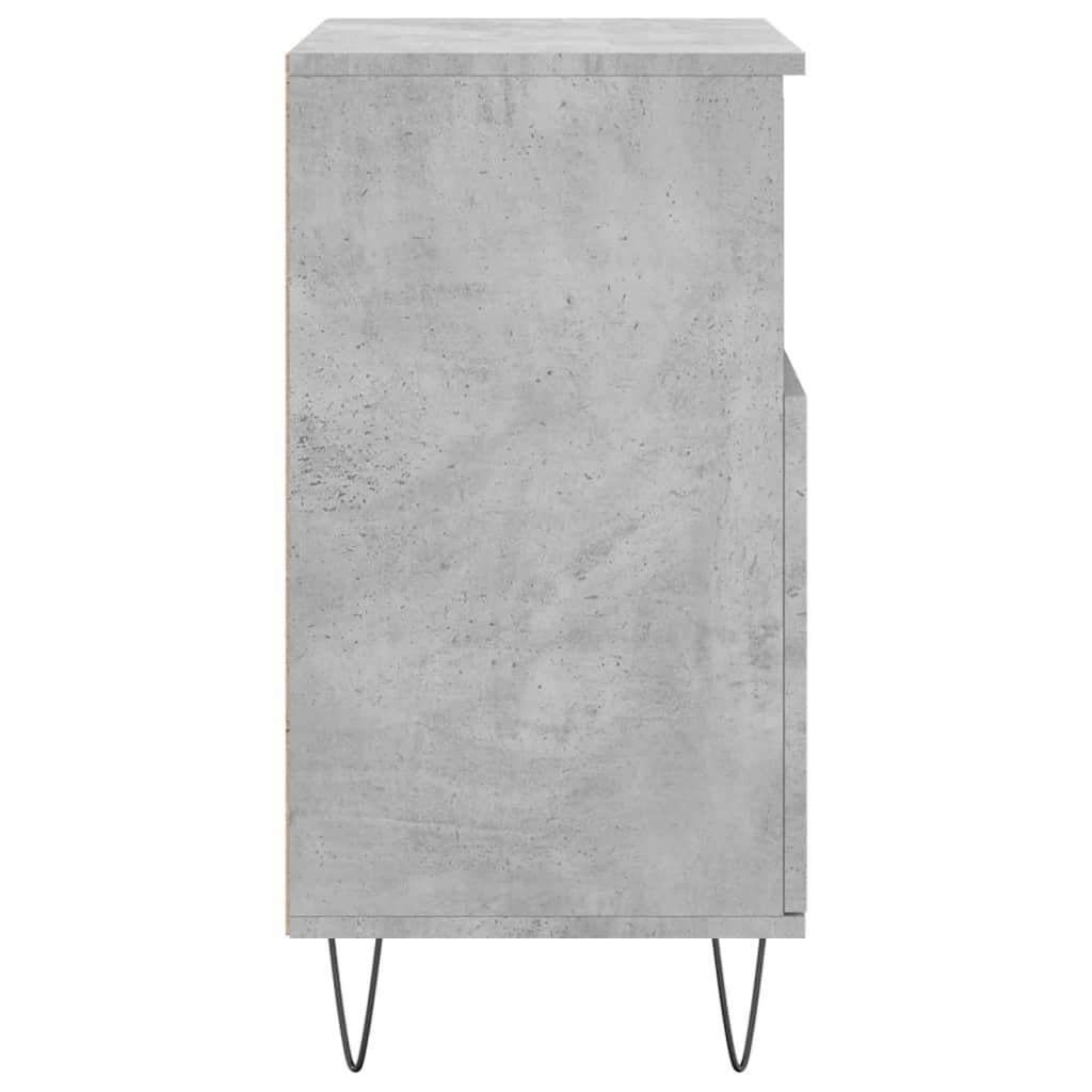 Komoda siva boja betona 60x35x70 cm od konstruiranog drva