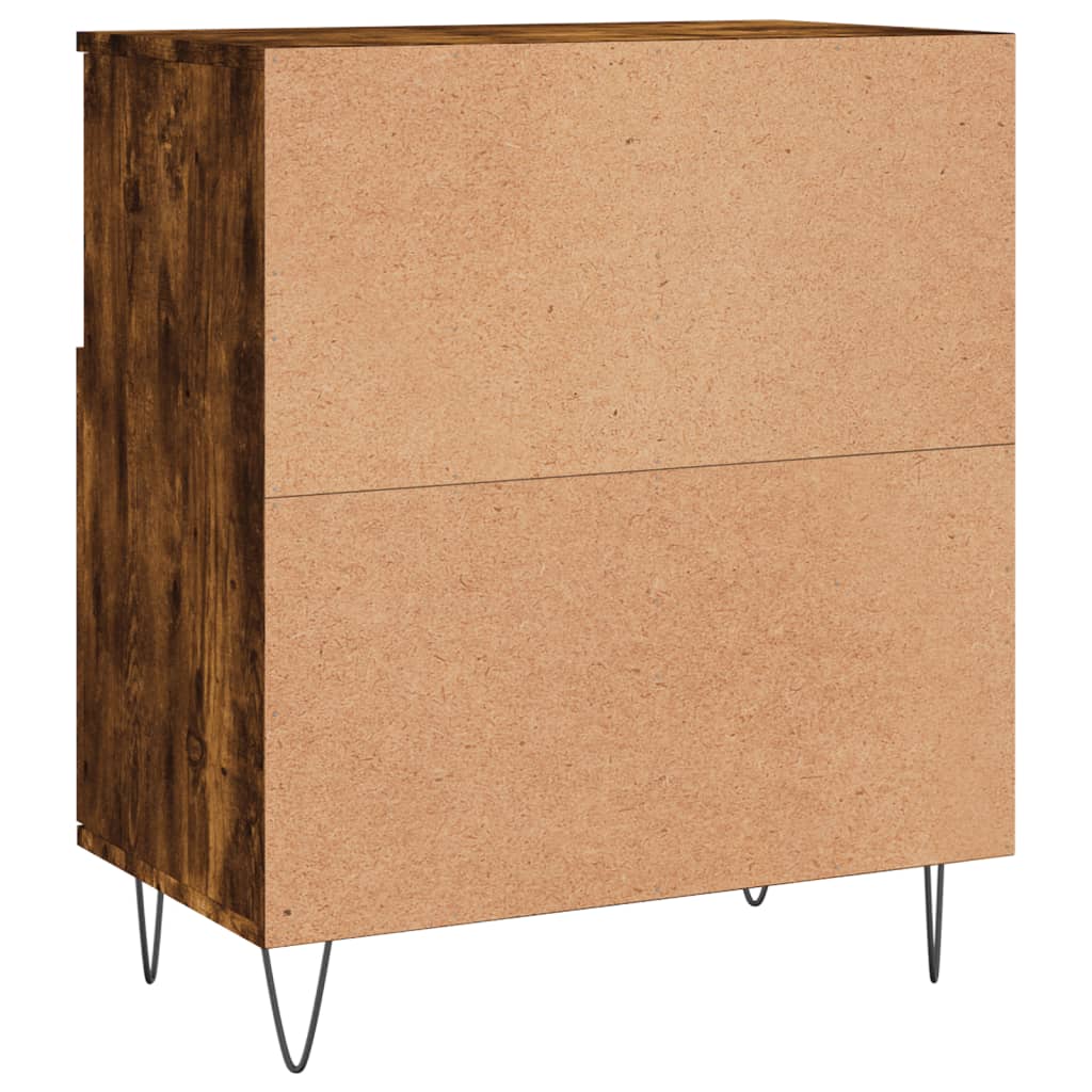 Komoda boja dimljenog hrasta 60 x 35 x 70 cm konstruirano drvo
