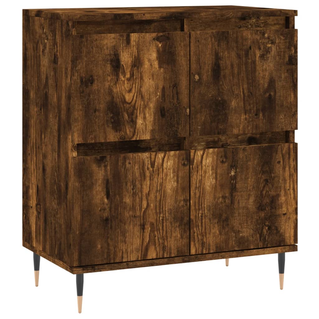Komoda boja dimljenog hrasta 60 x 35 x 70 cm konstruirano drvo