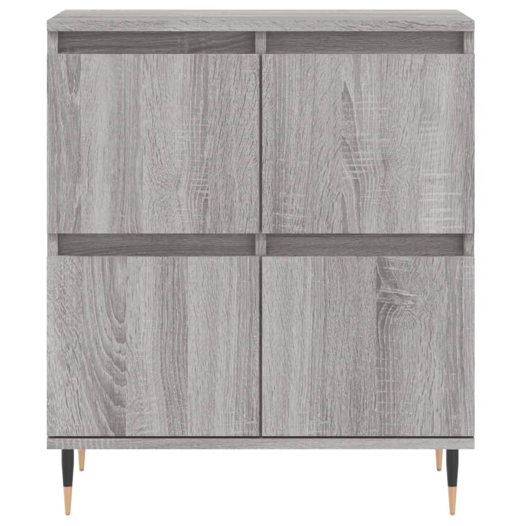 Komoda sivog hrasta sonome 60x35x70 cm od konstruiranog drva