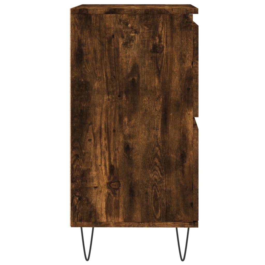 Komoda boja dimljenog hrasta 60 x 35 x 70 cm konstruirano drvo