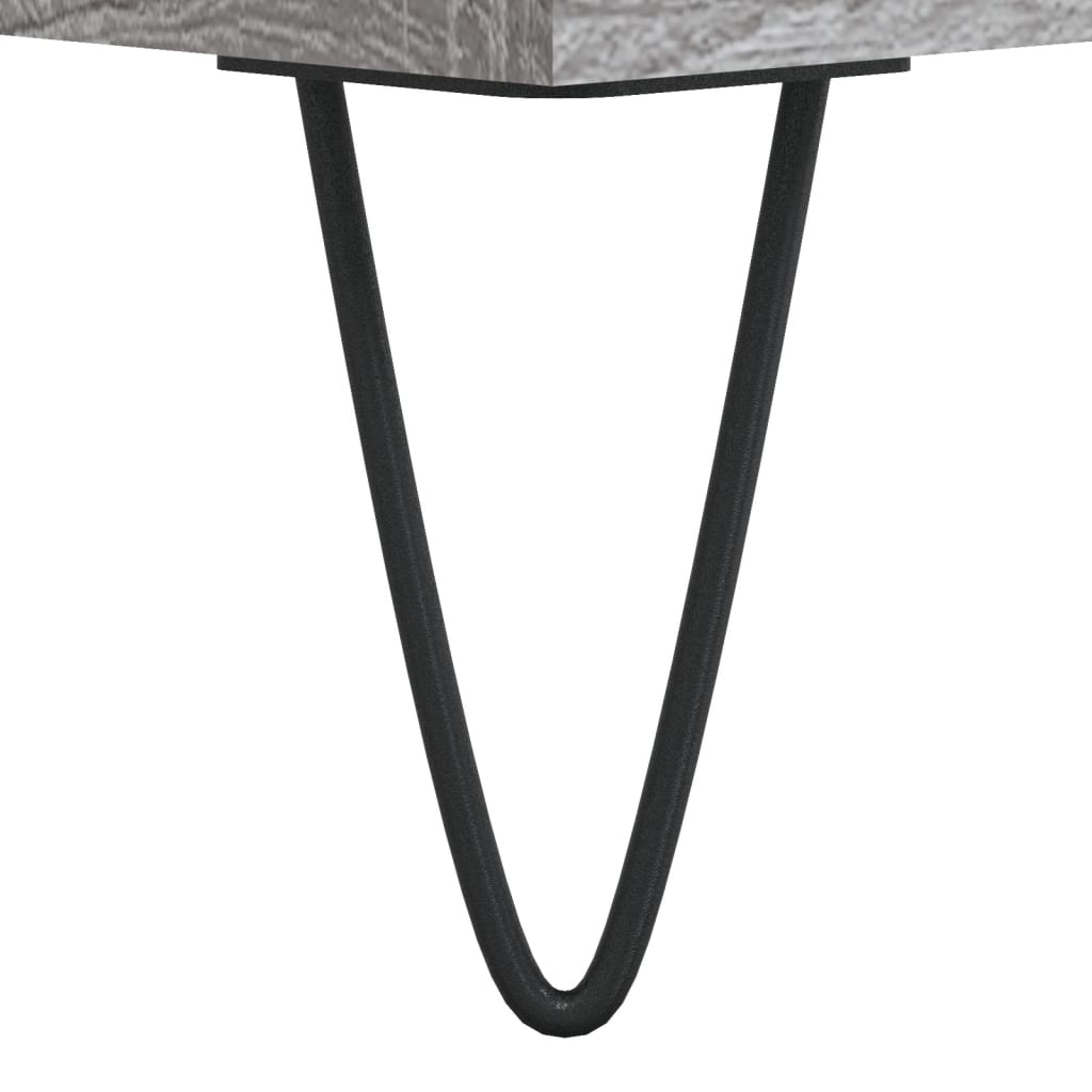 Komoda sivog hrasta sonome 60x35x70 cm od konstruiranog drva