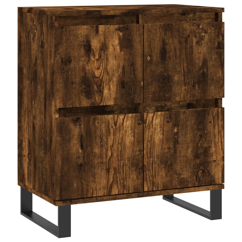 Komoda boja dimljenog hrasta 60 x 35 x 70 cm konstruirano drvo