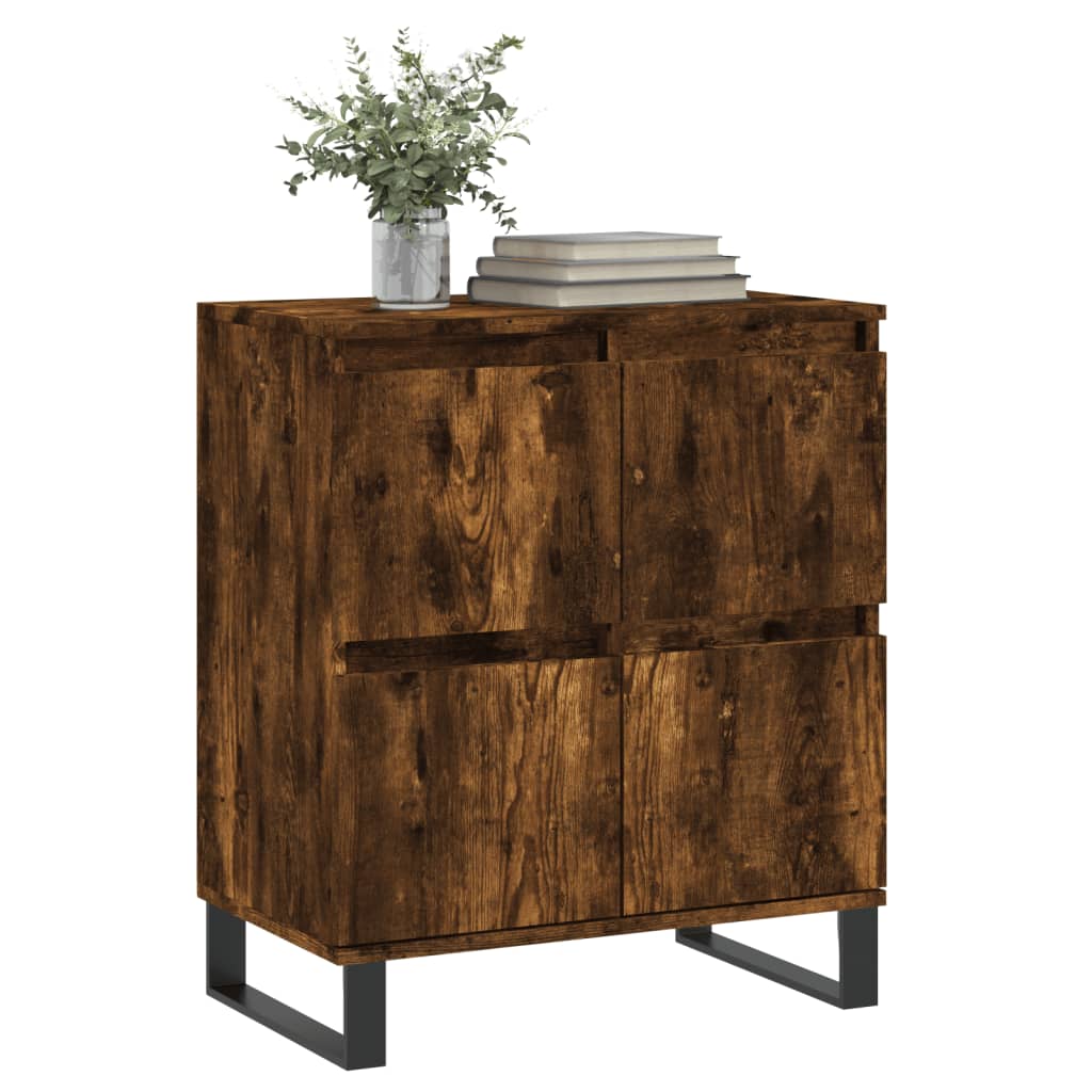 Komoda boja dimljenog hrasta 60 x 35 x 70 cm konstruirano drvo