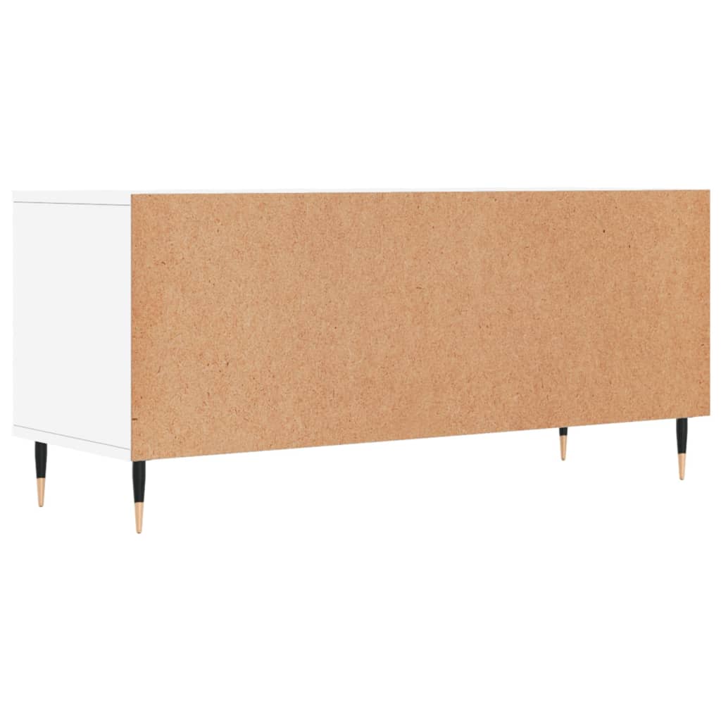 TV ormarić bijeli 100 x 34,5 x 44,5 cm od konstruiranog drva