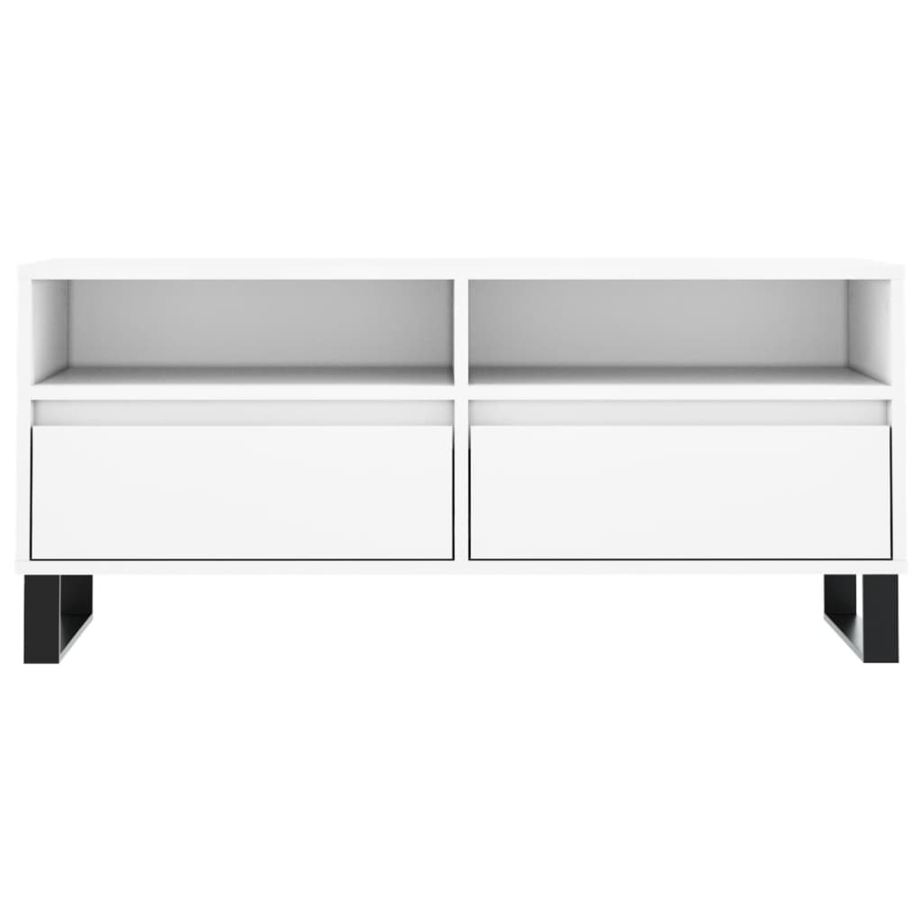 TV ormarić bijeli 100 x 34,5 x 44,5 cm od konstruiranog drva
