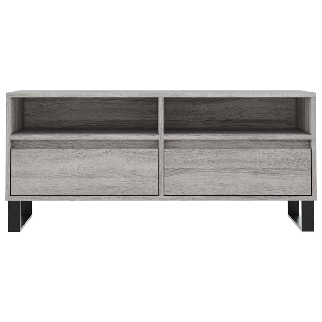 TV ormarić sivi Sonoma 100x34,5x44,5cm konstruirano drvo