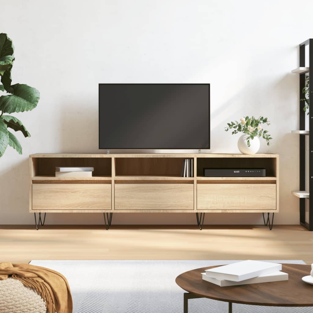 TV ormarić boja hrasta sonome 150x30x44,5 cm konstruirano drvo