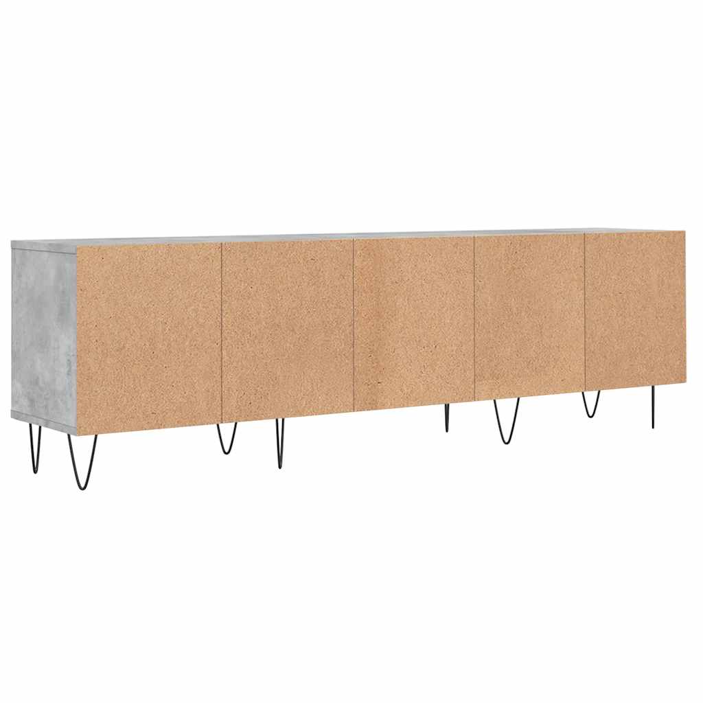 TV ormarić boja betona 150x30x44,5 cm od konstruiranog drva