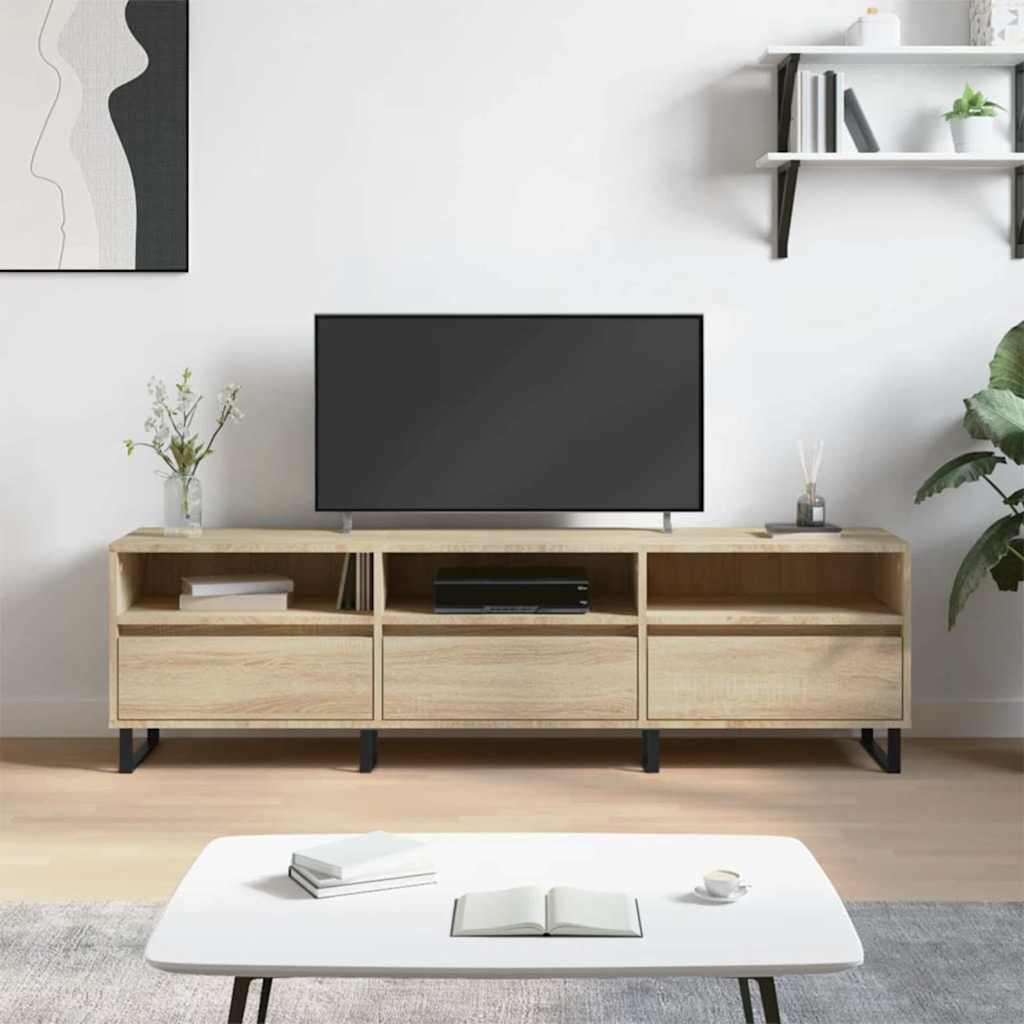 TV ormarić boja hrasta sonome 150x30x44,5 cm konstruirano drvo