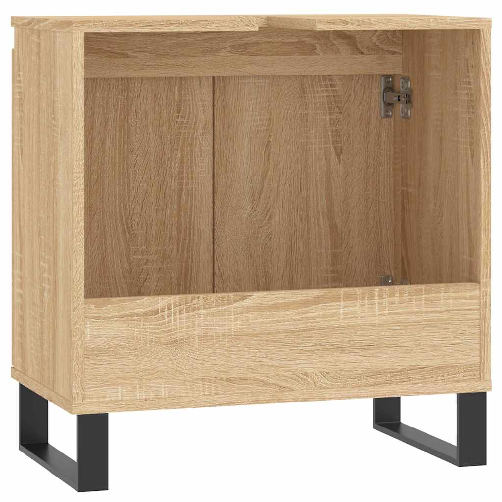 Kupaonski ormarić boja hrasta 58x33x60 cm konstruirano drvo