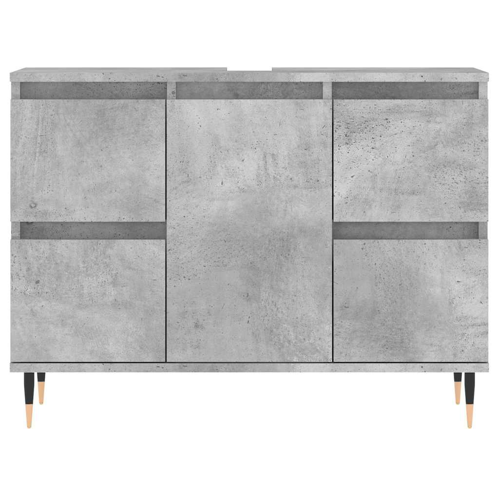 Kupaonski ormarić boja betona 80x33x60 cm od konstruiranog drva