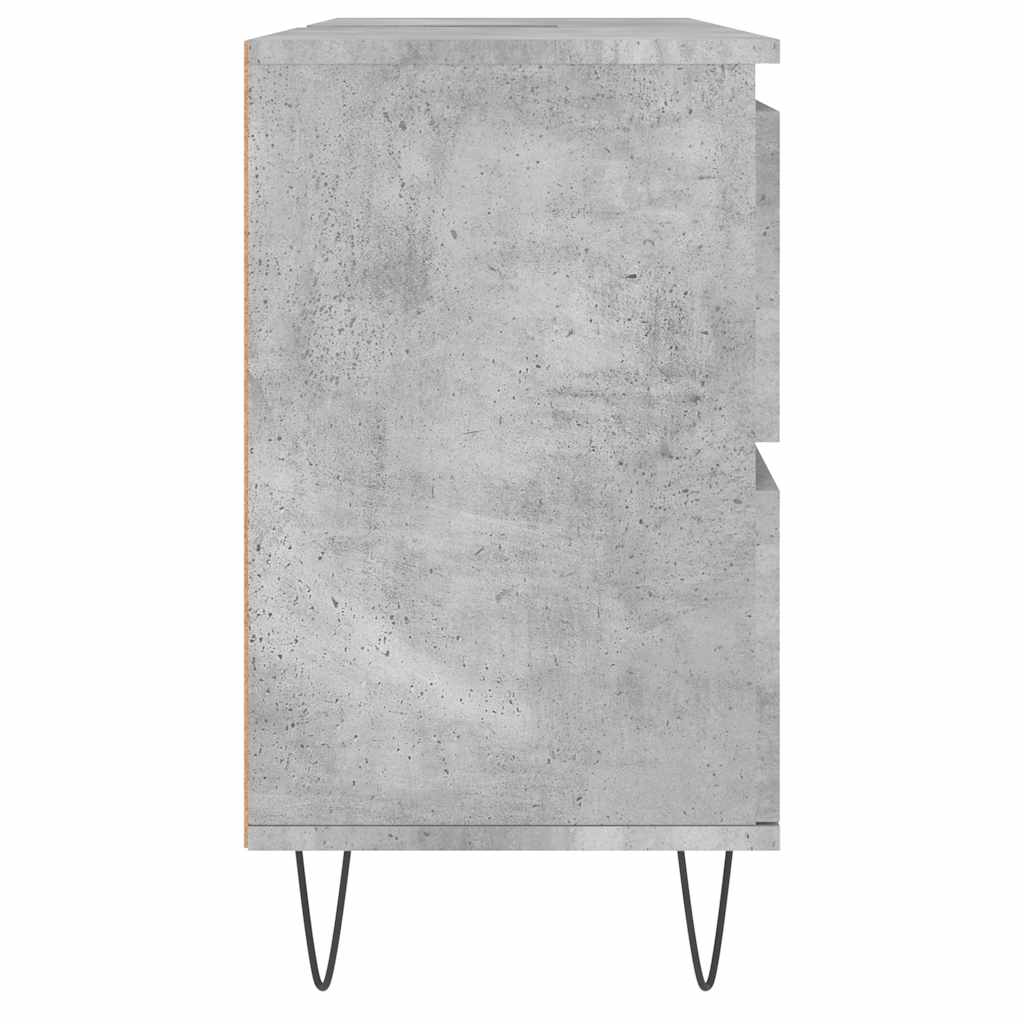 Kupaonski ormarić boja betona 80x33x60 cm od konstruiranog drva