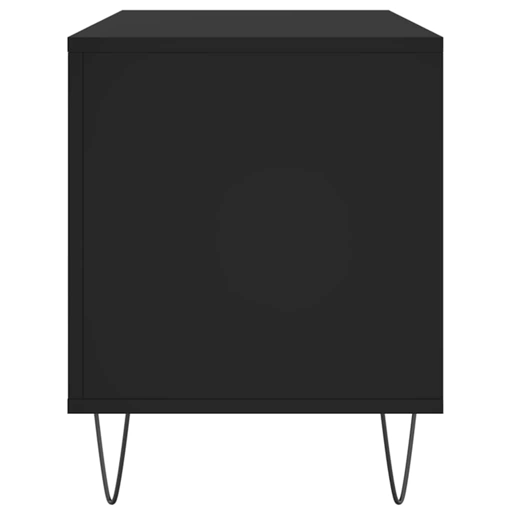 Ormarić za ploče crni 100 x 38 x 48 cm od konstruiranog drva