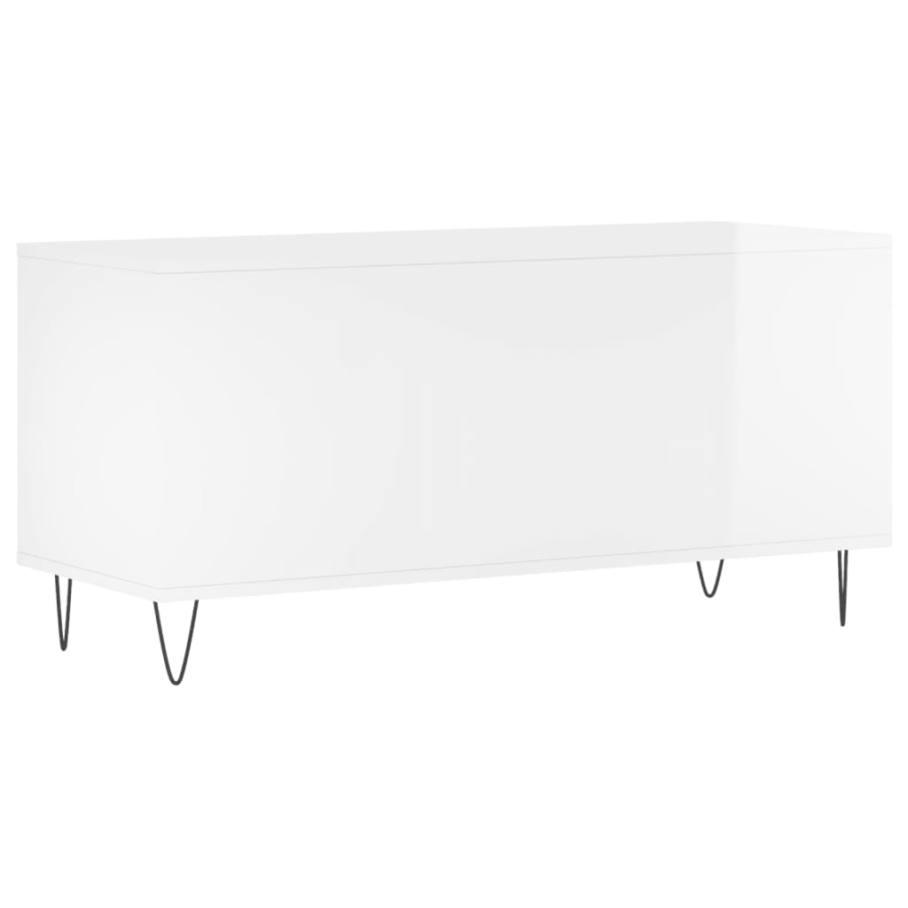 Ormarić za ploče sjajni bijeli 100x38x48 cm konstruirano drvo