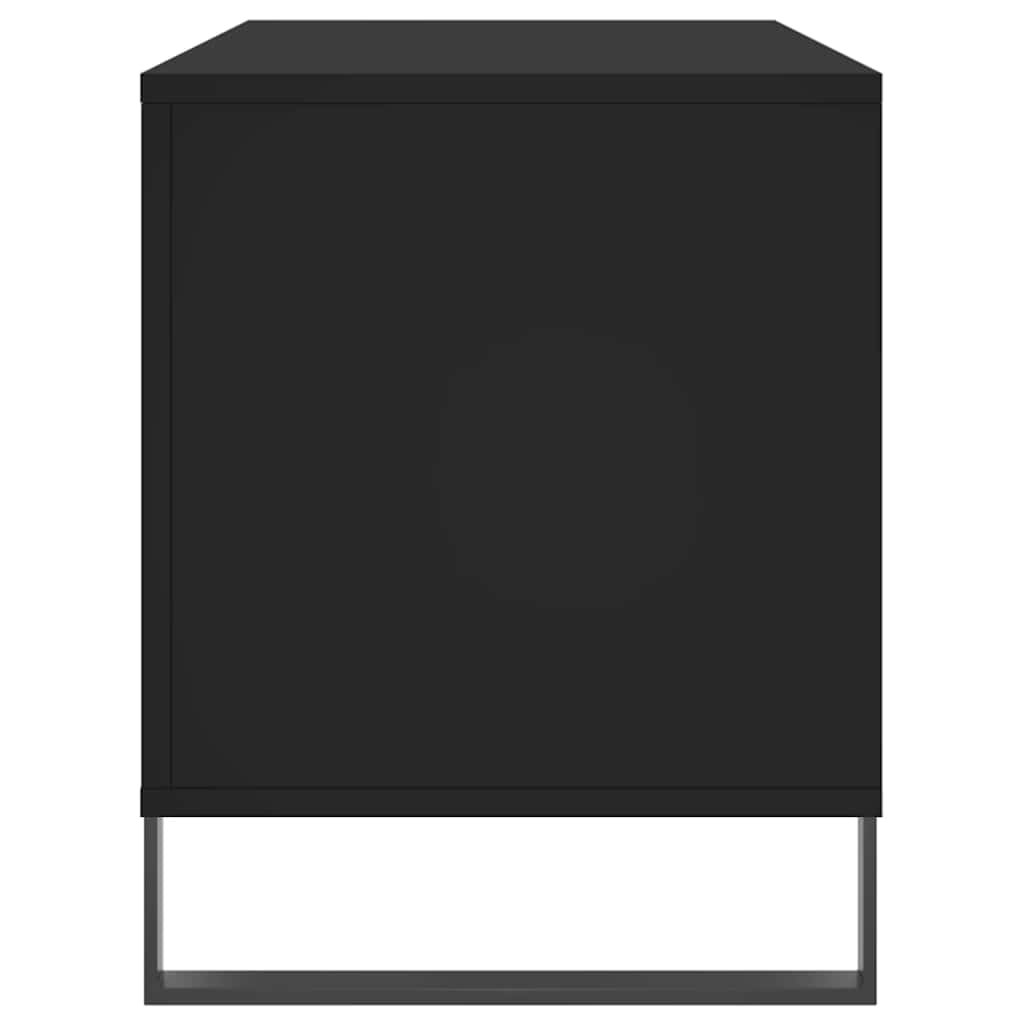 Ormarić za ploče crni 100 x 38 x 48 cm od konstruiranog drva