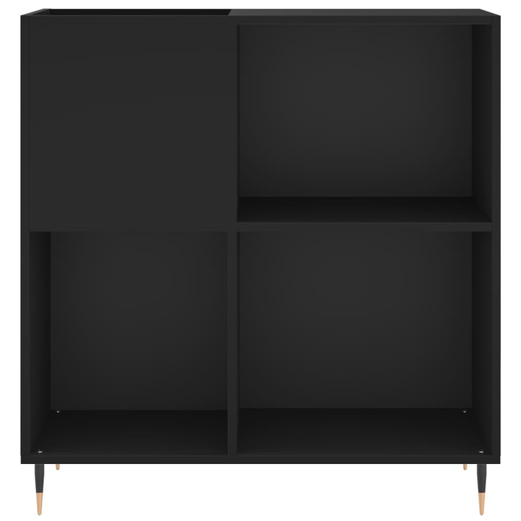 Ormarić za ploče crni 84,5 x 38 x 89 cm od konstruiranog drva