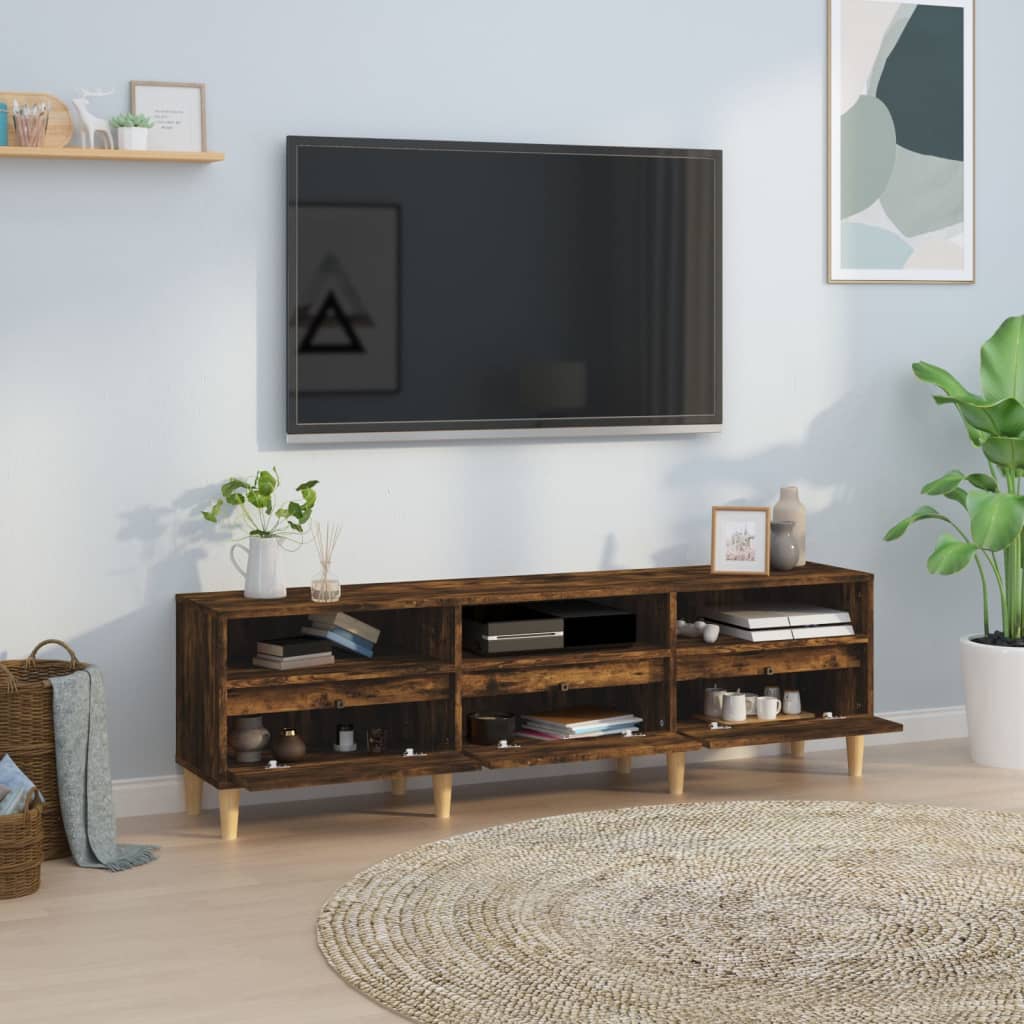 TV ormarić boja dimljenog hrasta 150x30x44,5 cm