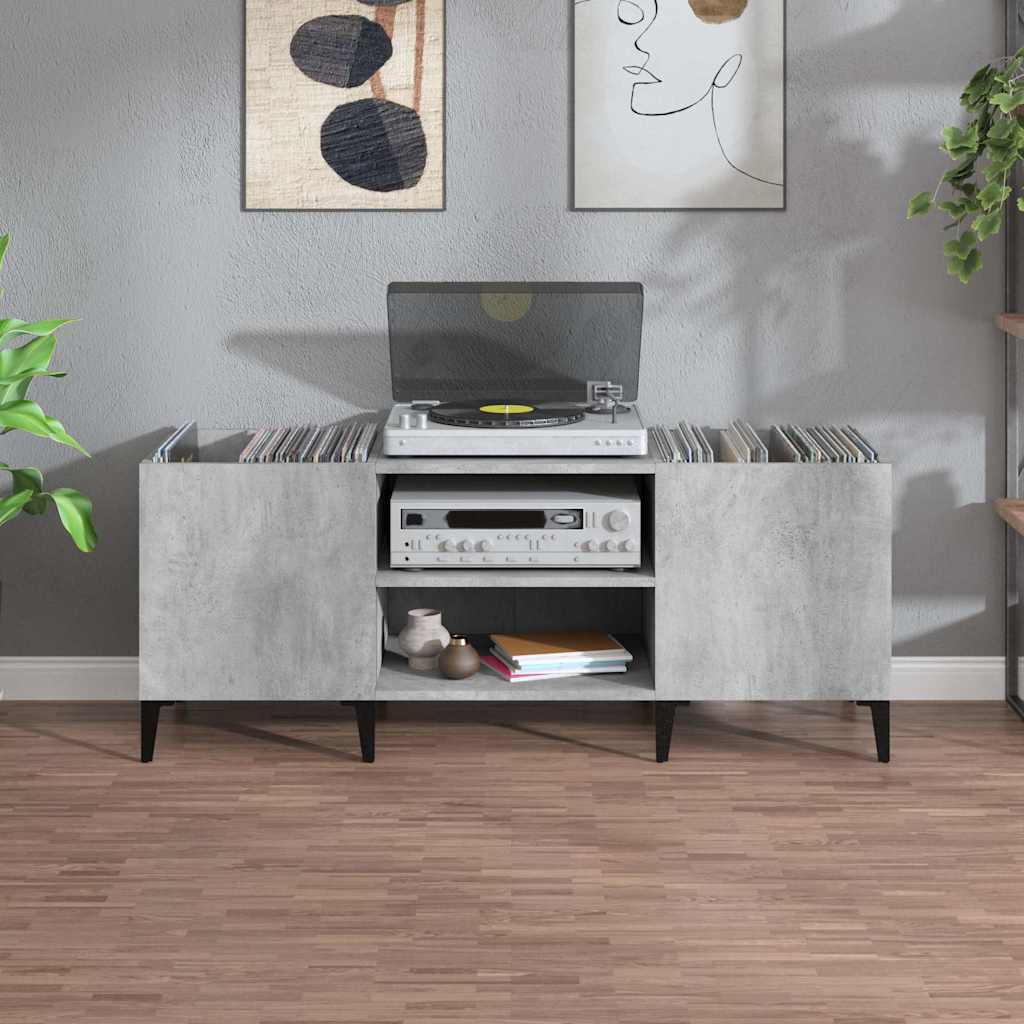 Ormarić za ploče boja betona 121 x 38 x 48 cm konstruirano drvo
