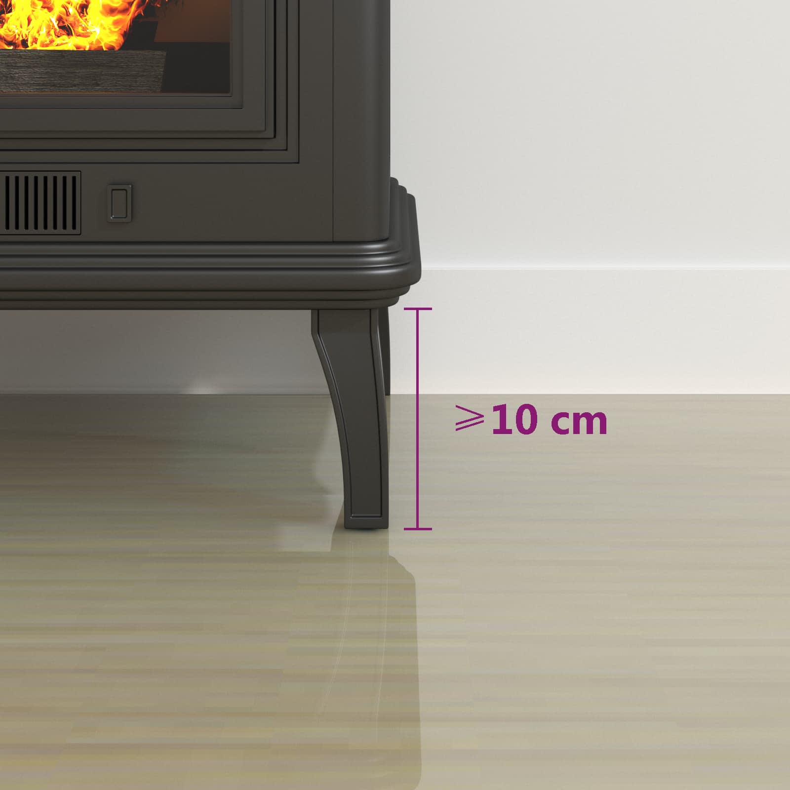 Staklena ploča za kamin *Transparent*an 100 x 50 cm Stakl