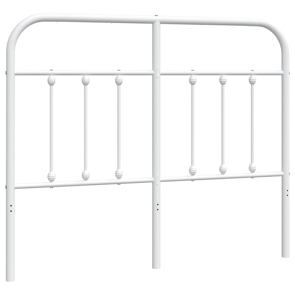 Metalno zamjensko uzglavlje bijelo 120 cm