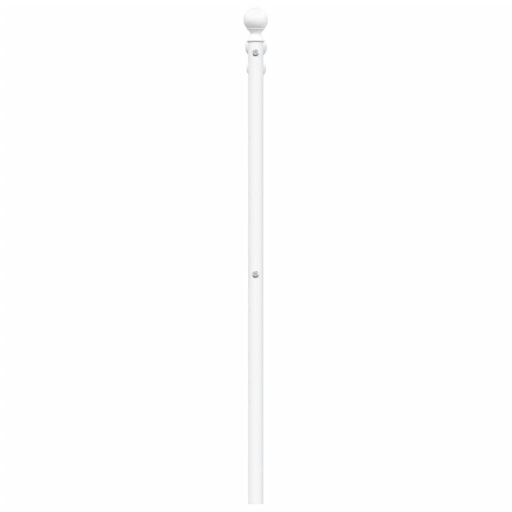 Metalno zamjensko uzglavlje bijelo 140 cm