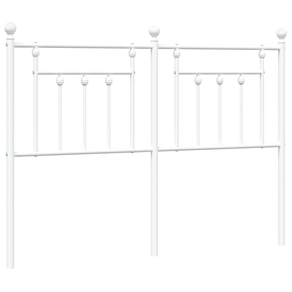 Metalno zamjensko uzglavlje bijelo 150 cm