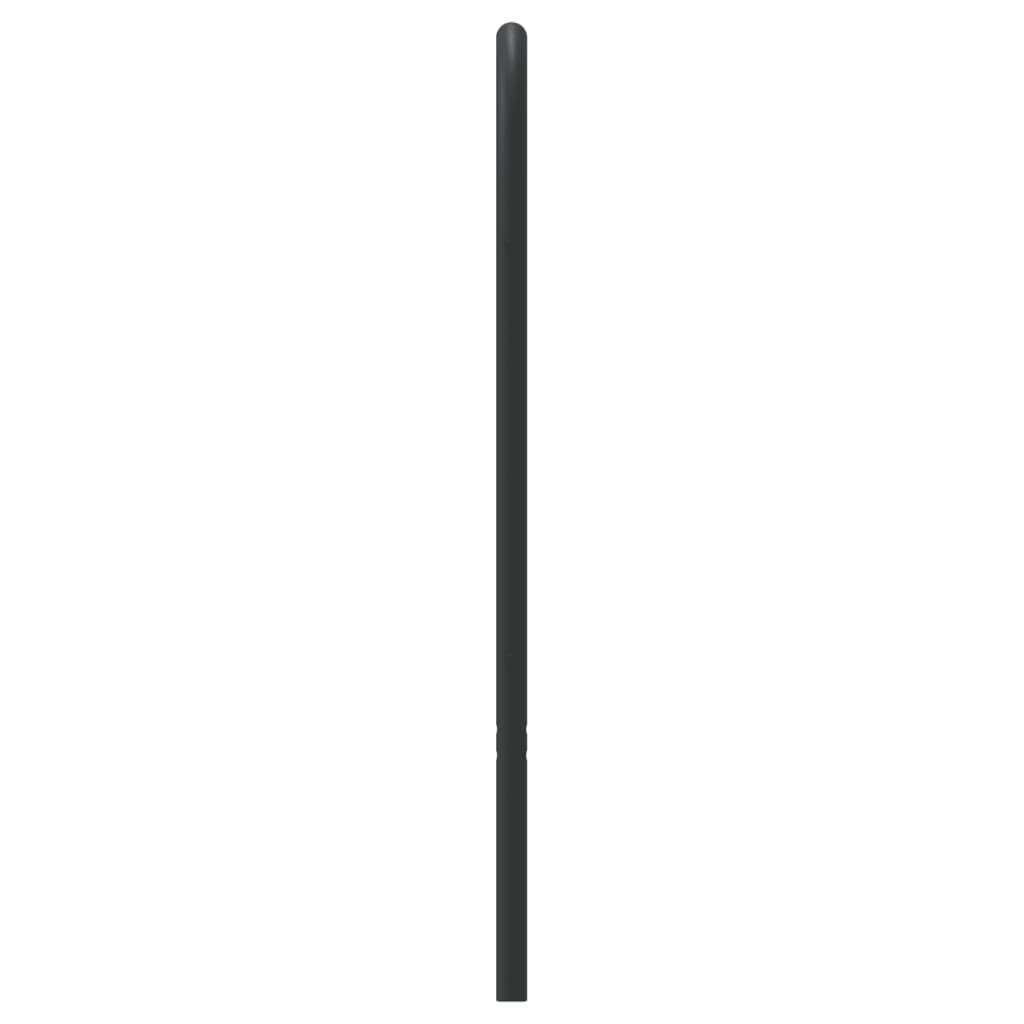 Metalno zamjensko uzglavlje crno 80 cm