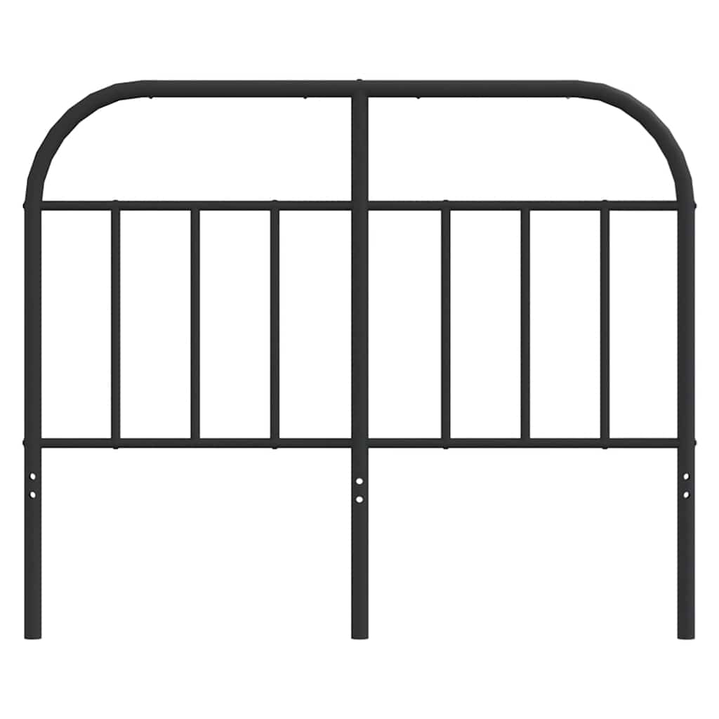 Metalno zamjensko uzglavlje crno 120 cm