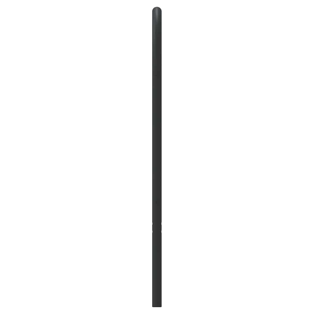 Metalno zamjensko uzglavlje crno 135 cm