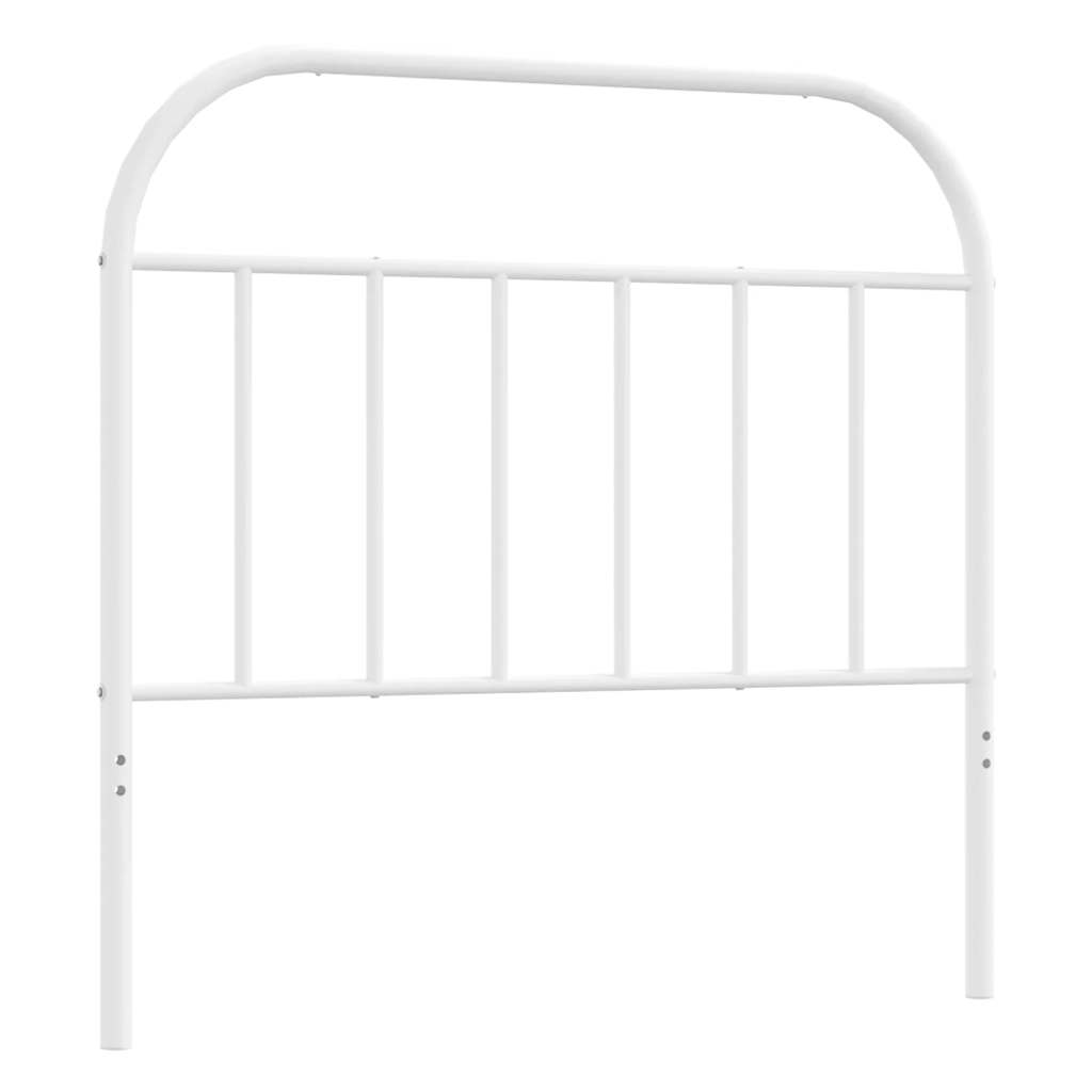 Metalno zamjensko uzglavlje bijelo 100 cm