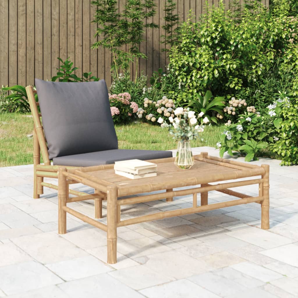 Vrtni stolić za kavu 100 x 55 x 33 cm od bambusa