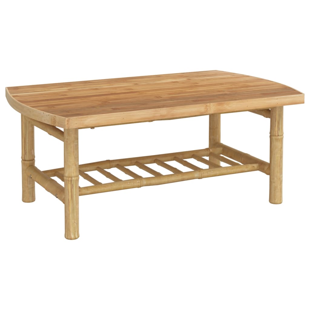 Vrtni stolić za kavu 90 x 55 x 37 cm od bambusa