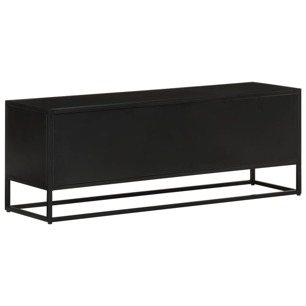 TV ormarić 110 x 30 x 40 cm od masivnog drva manga i željeza