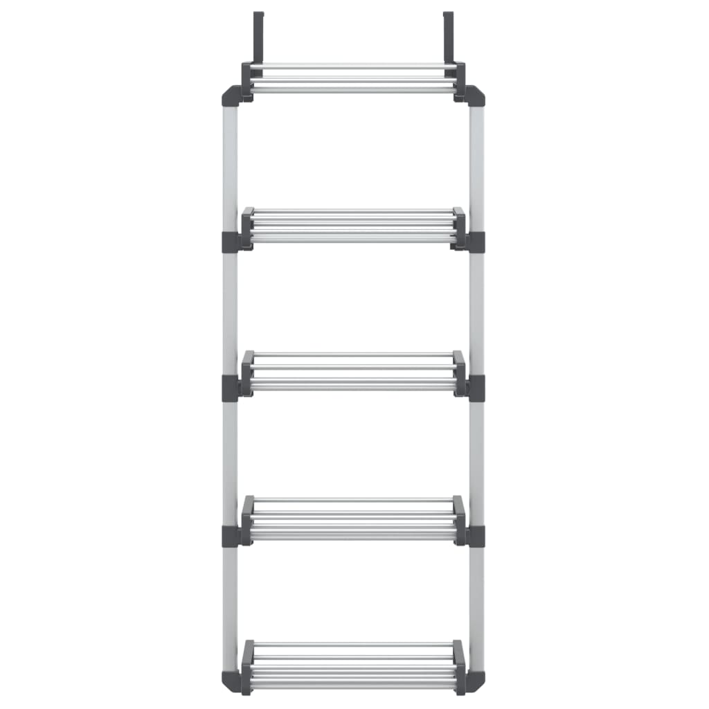 Organizator za vrata s 5 polica 52 x 20 x 135 cm aluminijski