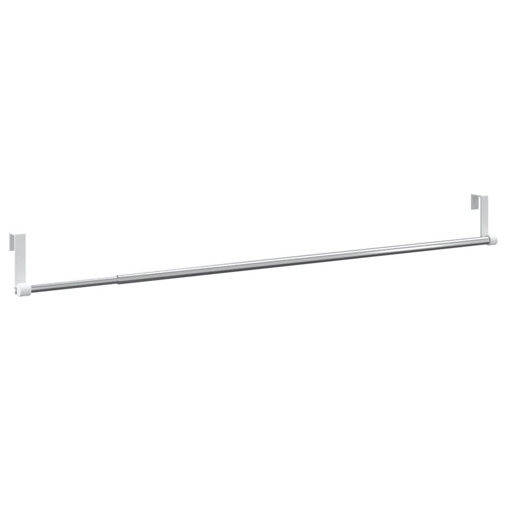 Karniše 2 kom bijelo-srebrne 60-105 cm aluminijske