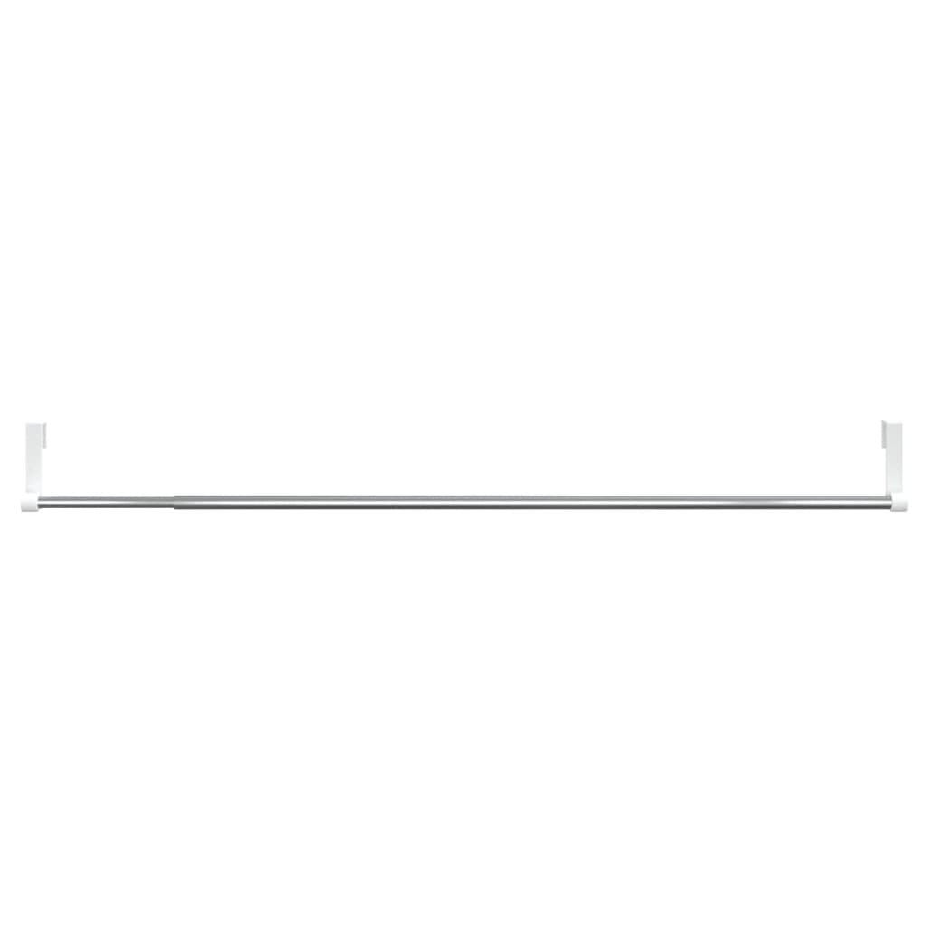 Karniše 2 kom bijelo-srebrne 60-105 cm aluminijske