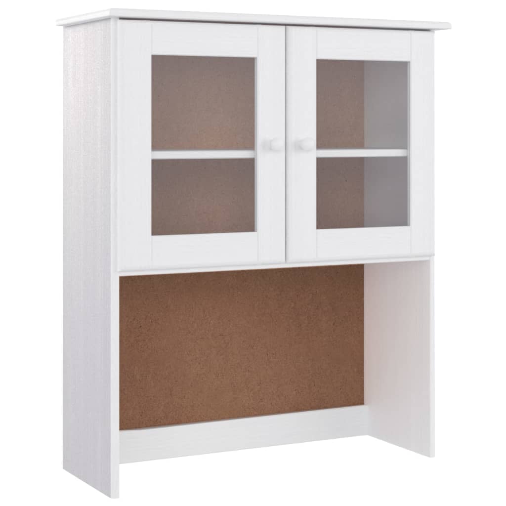 Visoka komoda ALTA bijela 77 x 35 x 165 cm od masivne borovine