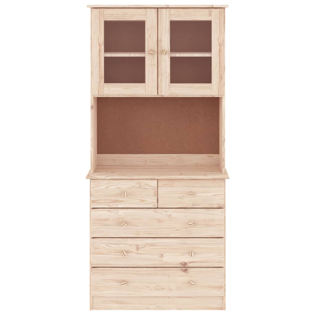 Visoka komoda ALTA 77 x 35 x 165 cm od masivne borovine