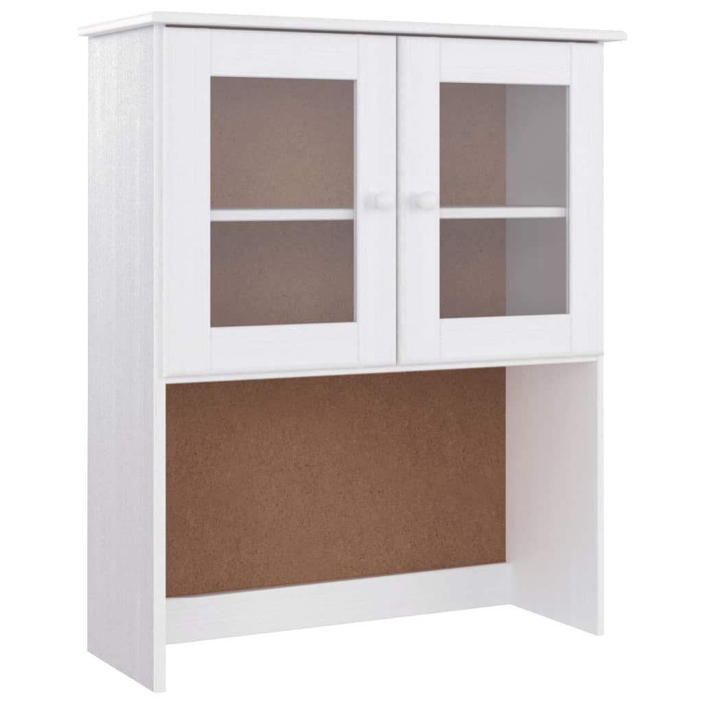 Visoka komoda ALTA bijela 77 x 35 x 165 cm od masivne borovine