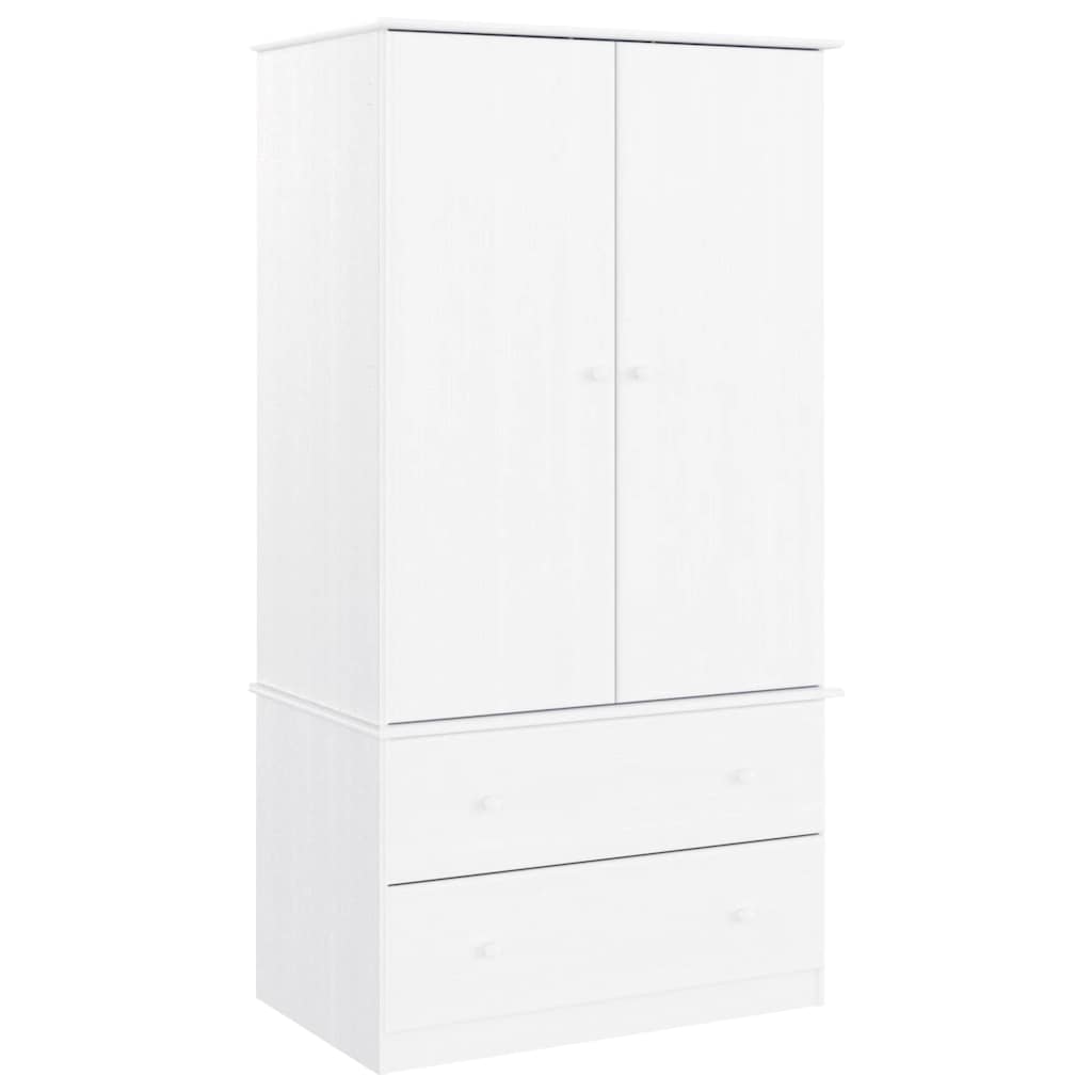 Ormar ALTA bijeli 90 x 55 x 170 cm od masivne borovine