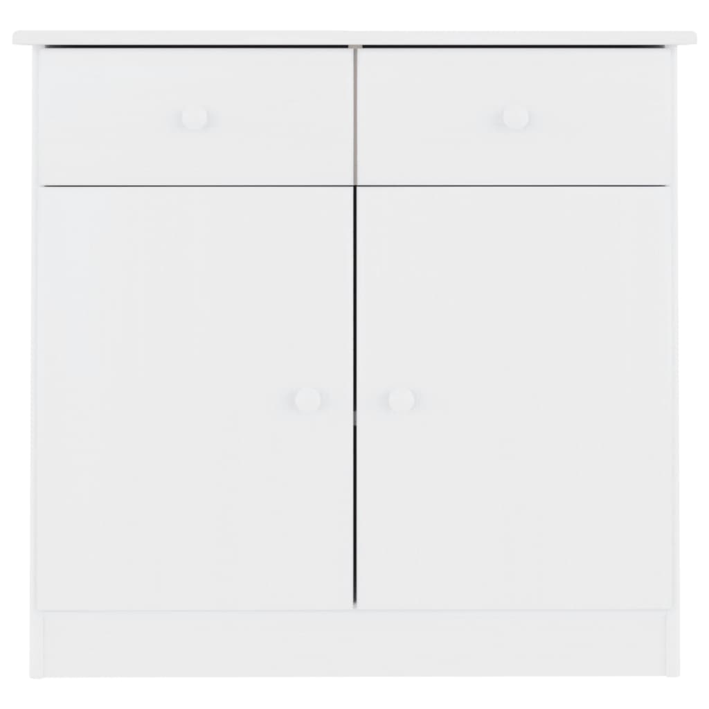 Komoda ALTA bijela 77 x 35 x 73 cm od masivne borovine
