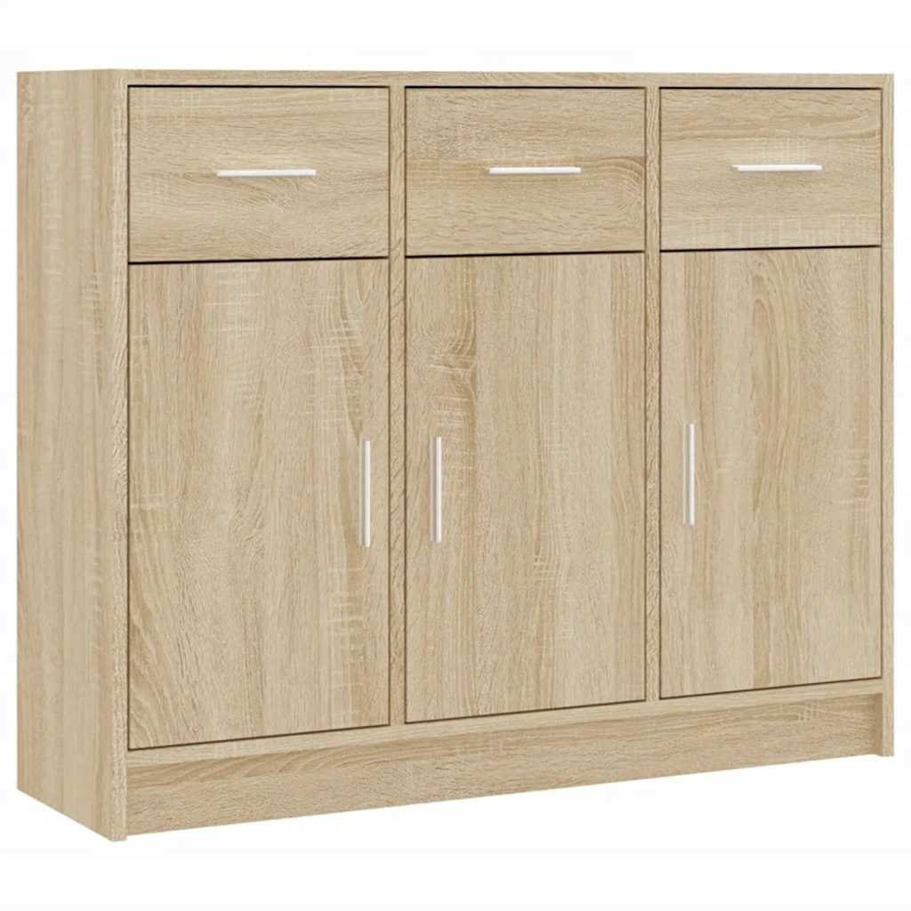 Komoda boja hrasta sonome 91x28x75 cm od konstruiranog drva