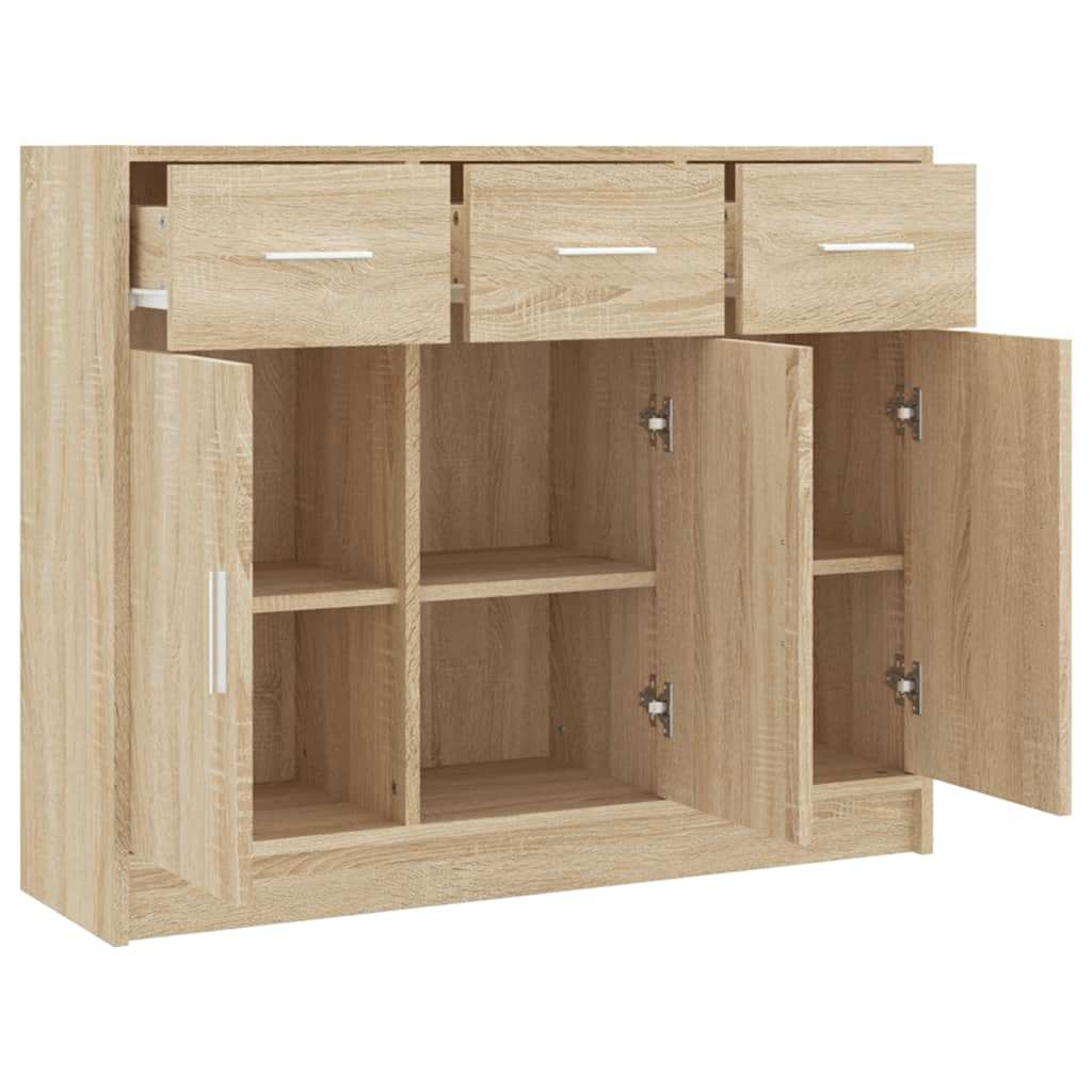 Komoda boja hrasta sonome 91x28x75 cm od konstruiranog drva