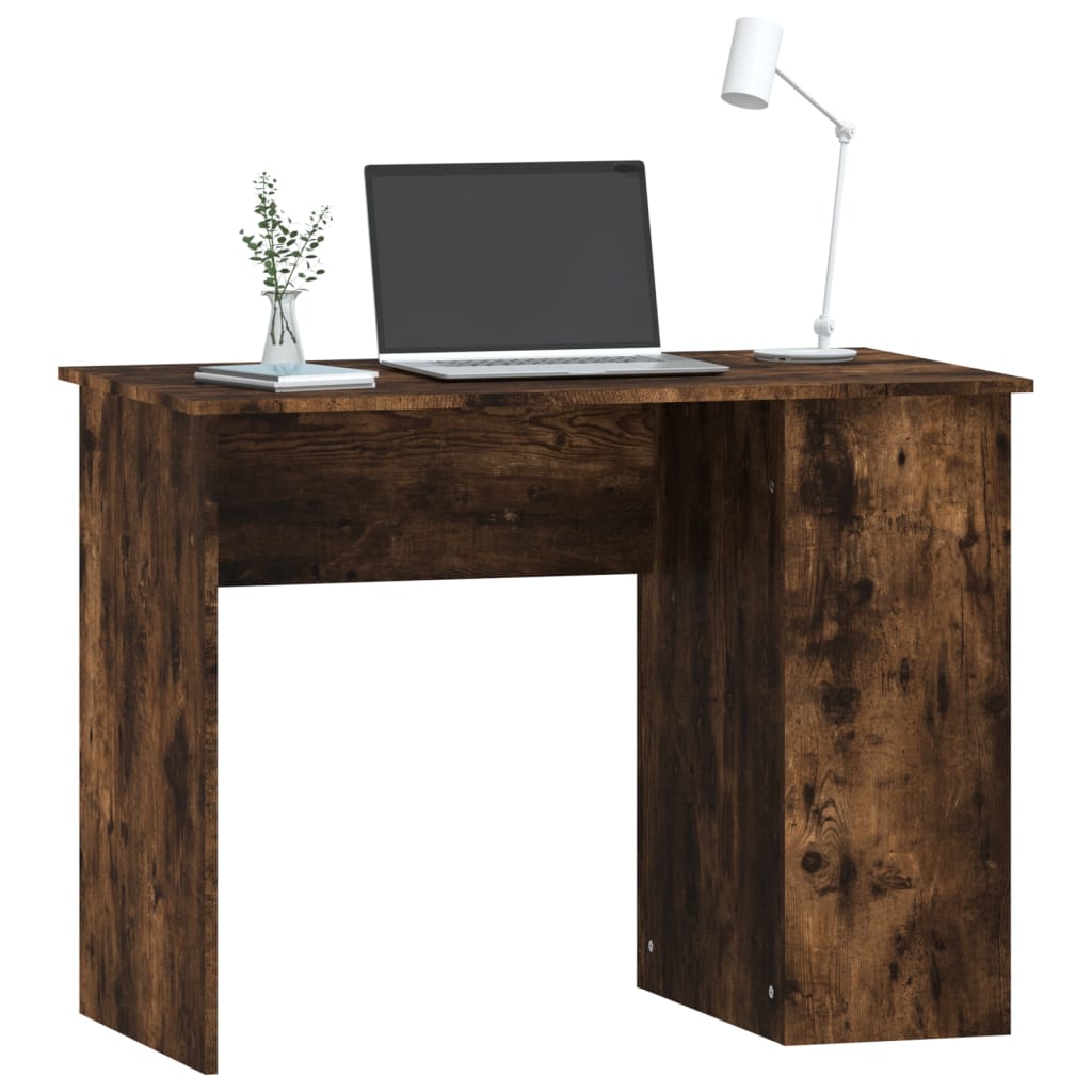 Radni stol boja dimljenog hrasta 100x55x75 cm konstruirano drvo