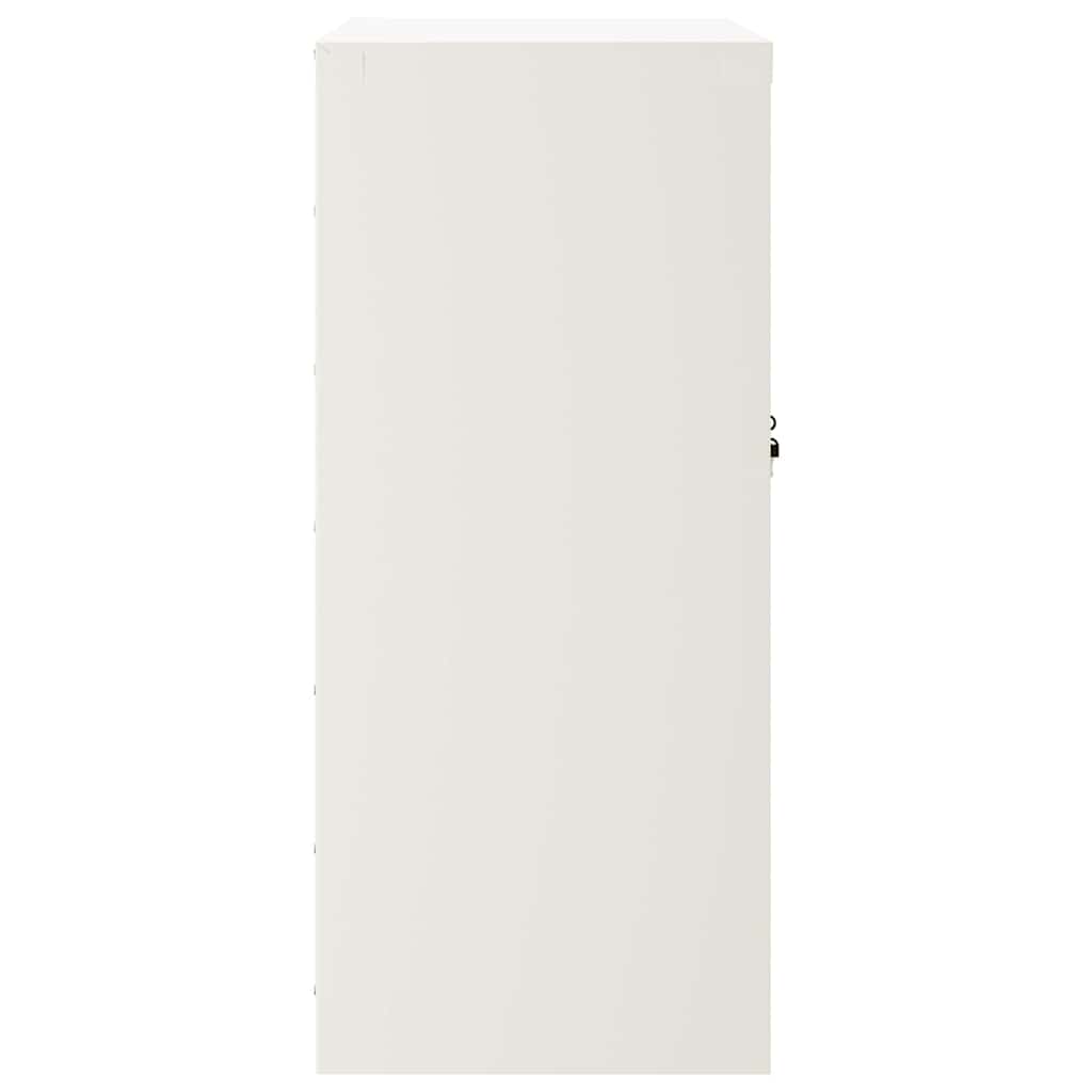 Ormarić za spise bijeli 79 x 40 x 90 cm čelični