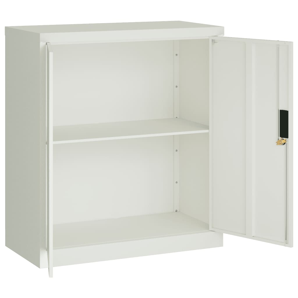 Ormarić za spise svjetlosivi 79 x 40 x 90 cm čelični