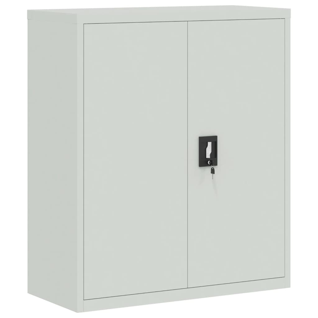 Ormarić za spise svjetlosivi 90 x 40 x 105 cm čelični